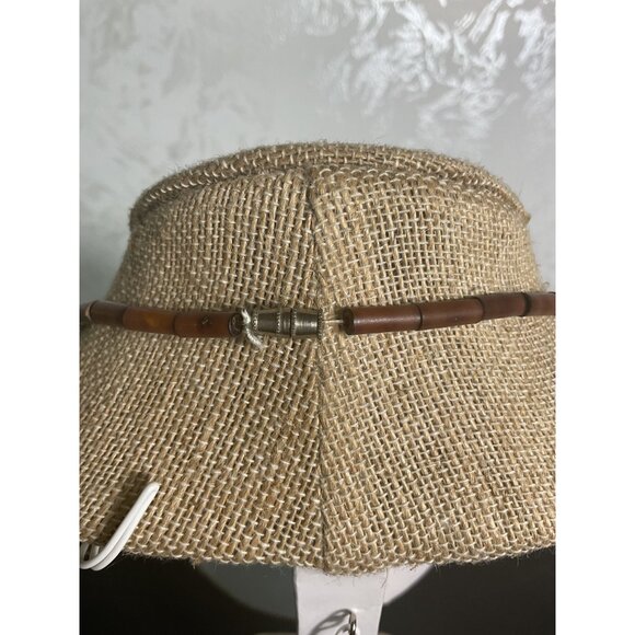 Vintage Brown Beaded Necklace With Barrel Clasp & Bamboo Design - Picture 4 of 4